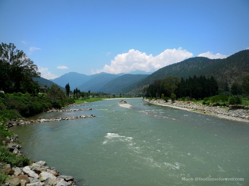 pho chhu, river, punakha, bhutan